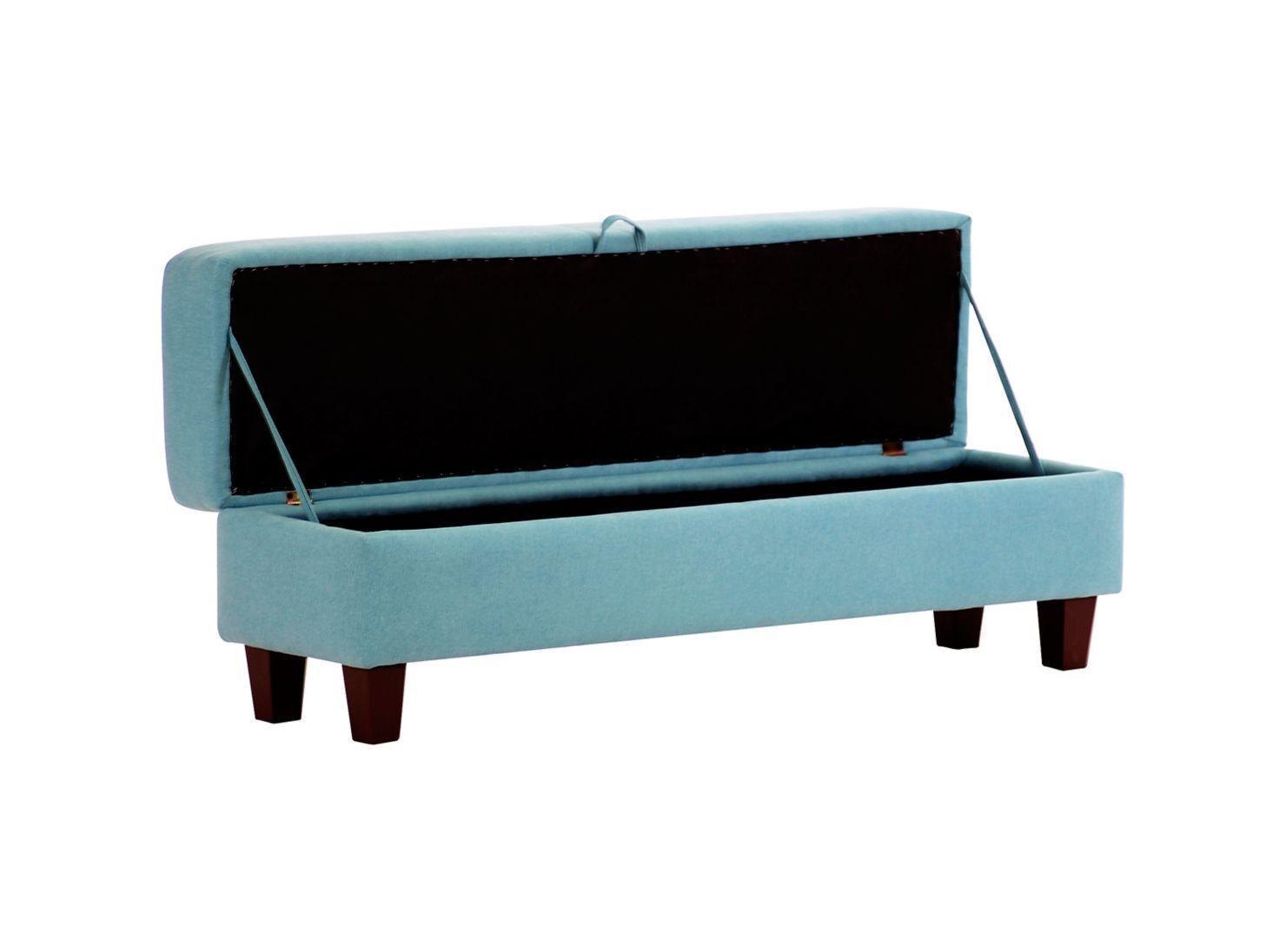 Banqueta Baúl Toltén 130 cm Turquesa-3