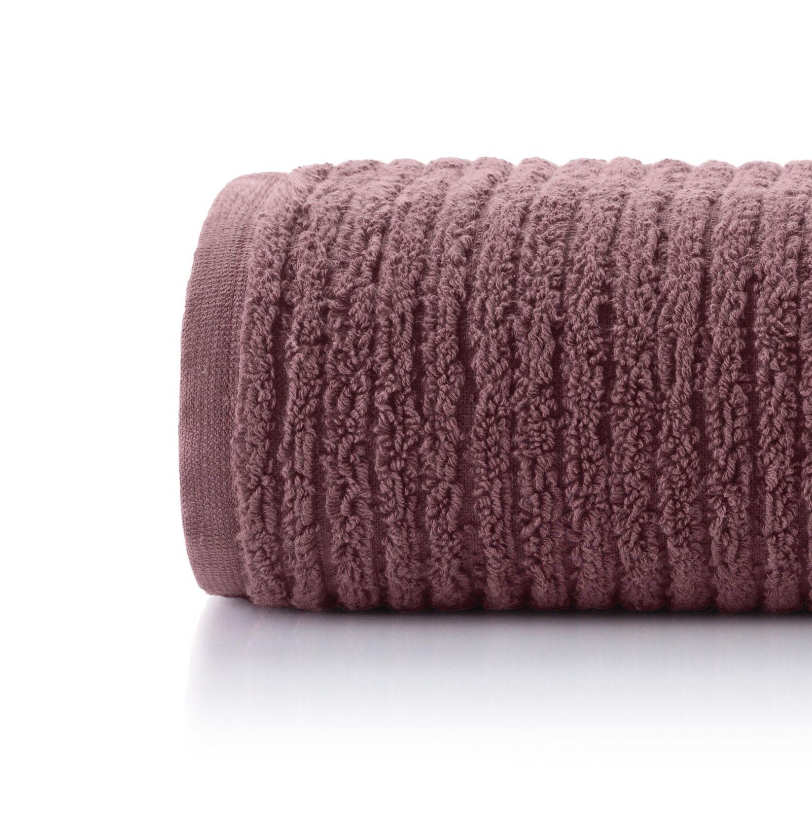 Toalla Rostro Line Bordo 100% Algodón (50cm x 80cm)-1