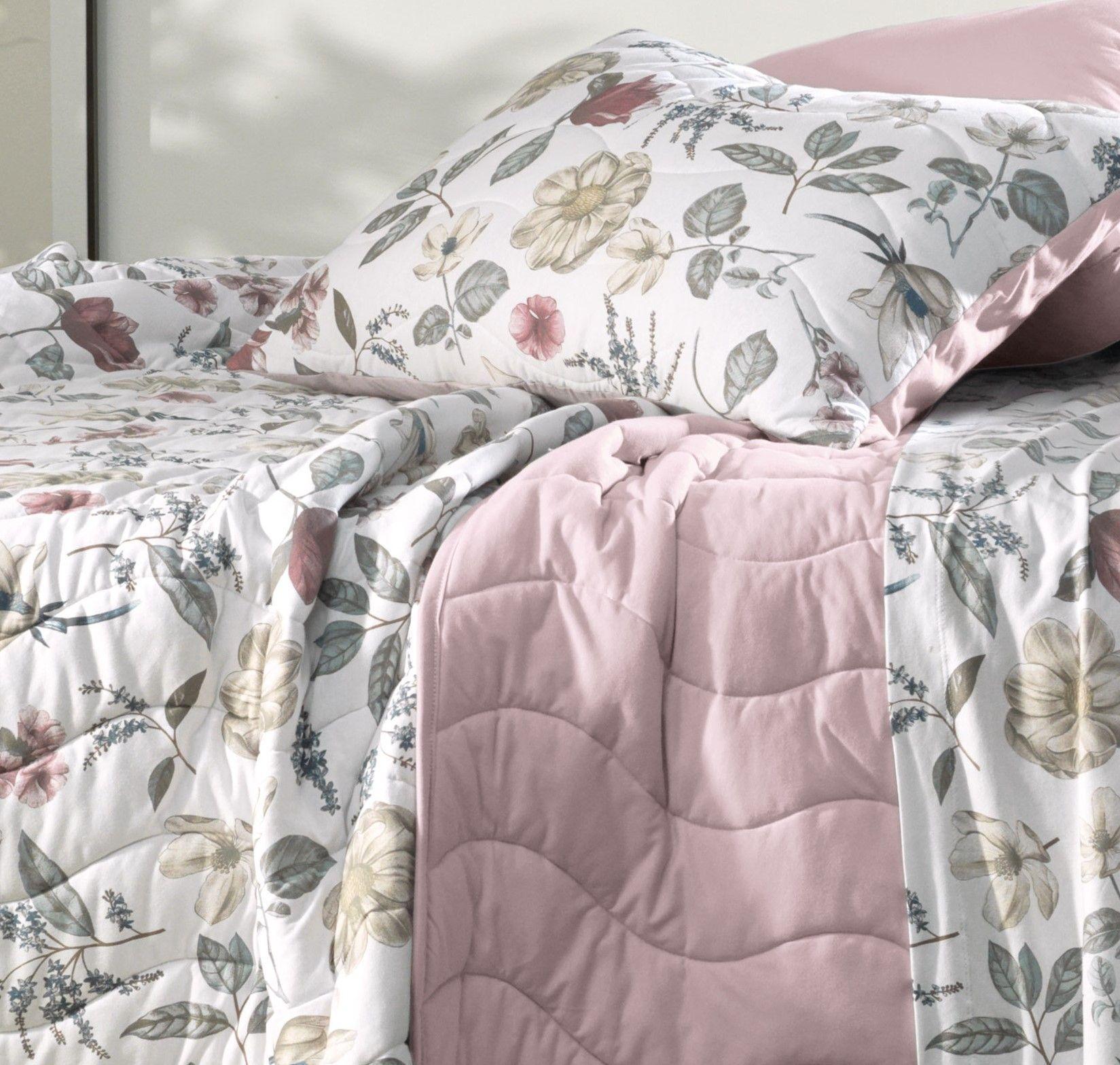 Cubrecama Altenburg Malha in Cotton 2 Plazas Art. Flowers D3 -5