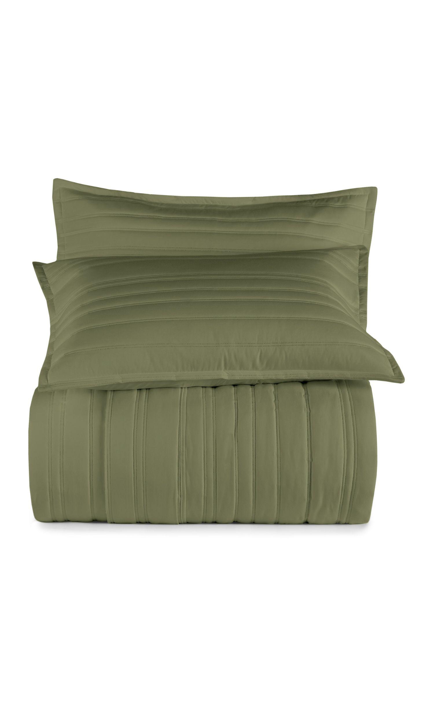 Quilt Altenburg Tex 1,5 Plazas Verde Olivo-1