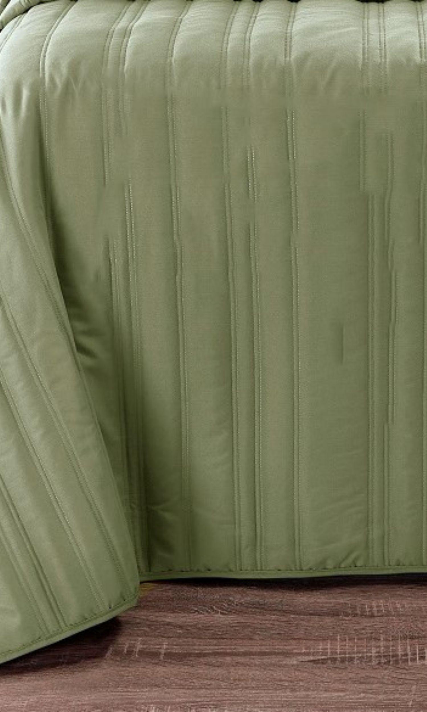 Quilt Altenburg Tex 1,5 Plazas Verde Olivo-2