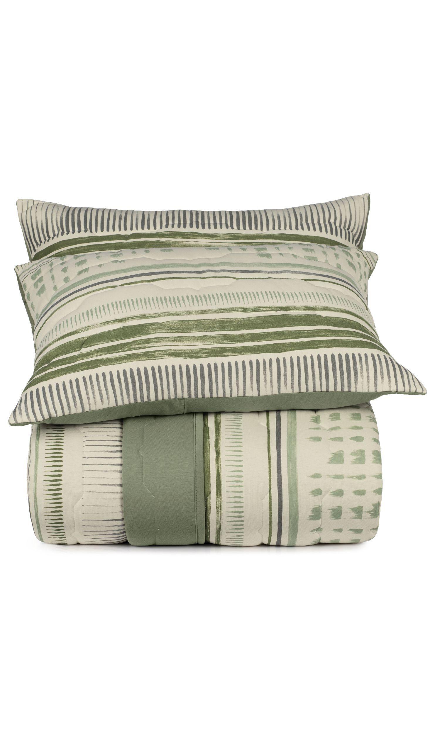 Cubrecama Altenburg Malha 100% Algodón 2 Plazas Greenish-1