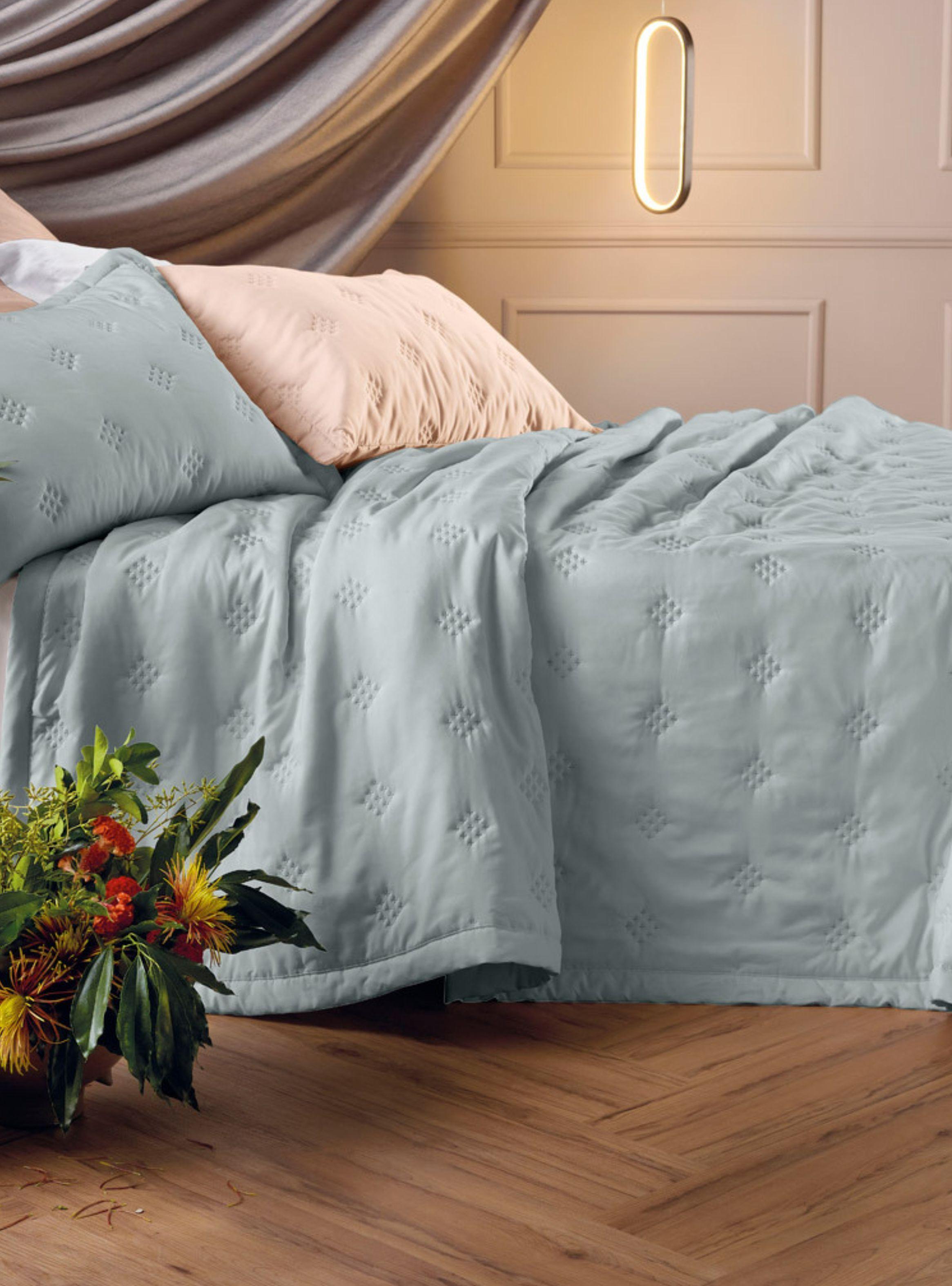 Cubrecama Altenburg Diamond 2P Menta-0