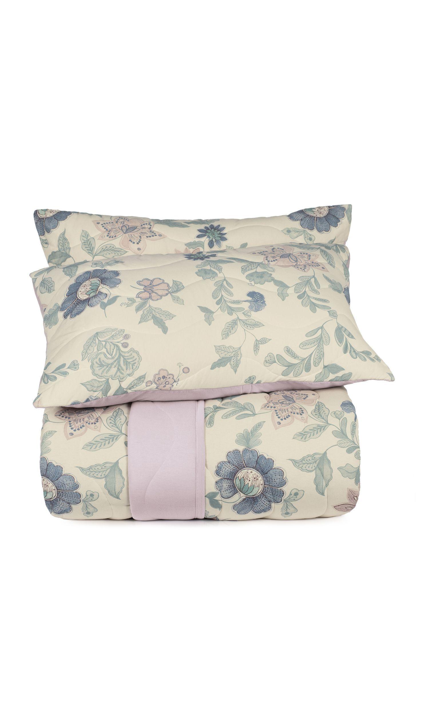 Cubrecama Altenburg Malha 100% Algodón 2 Plazas Pretty Garden-1