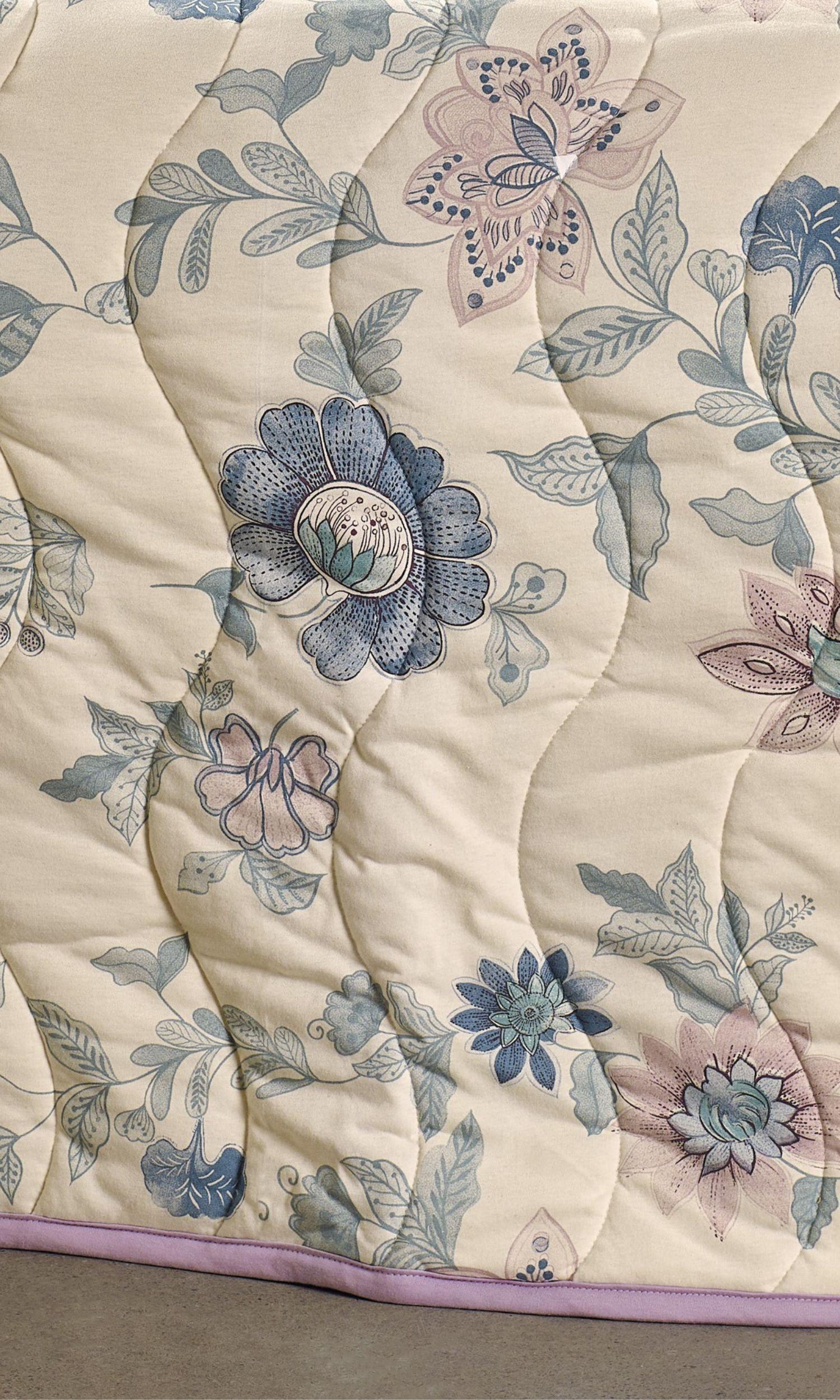 Cubrecama Altenburg Malha 100% Algodón 2 Plazas Pretty Garden-4