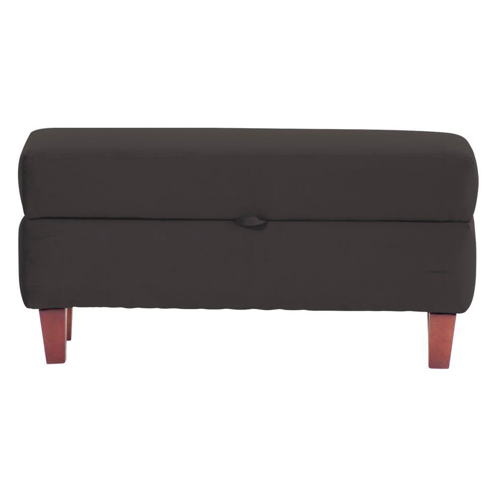 Banqueta Baúl Toltén 90 cm Negra-0