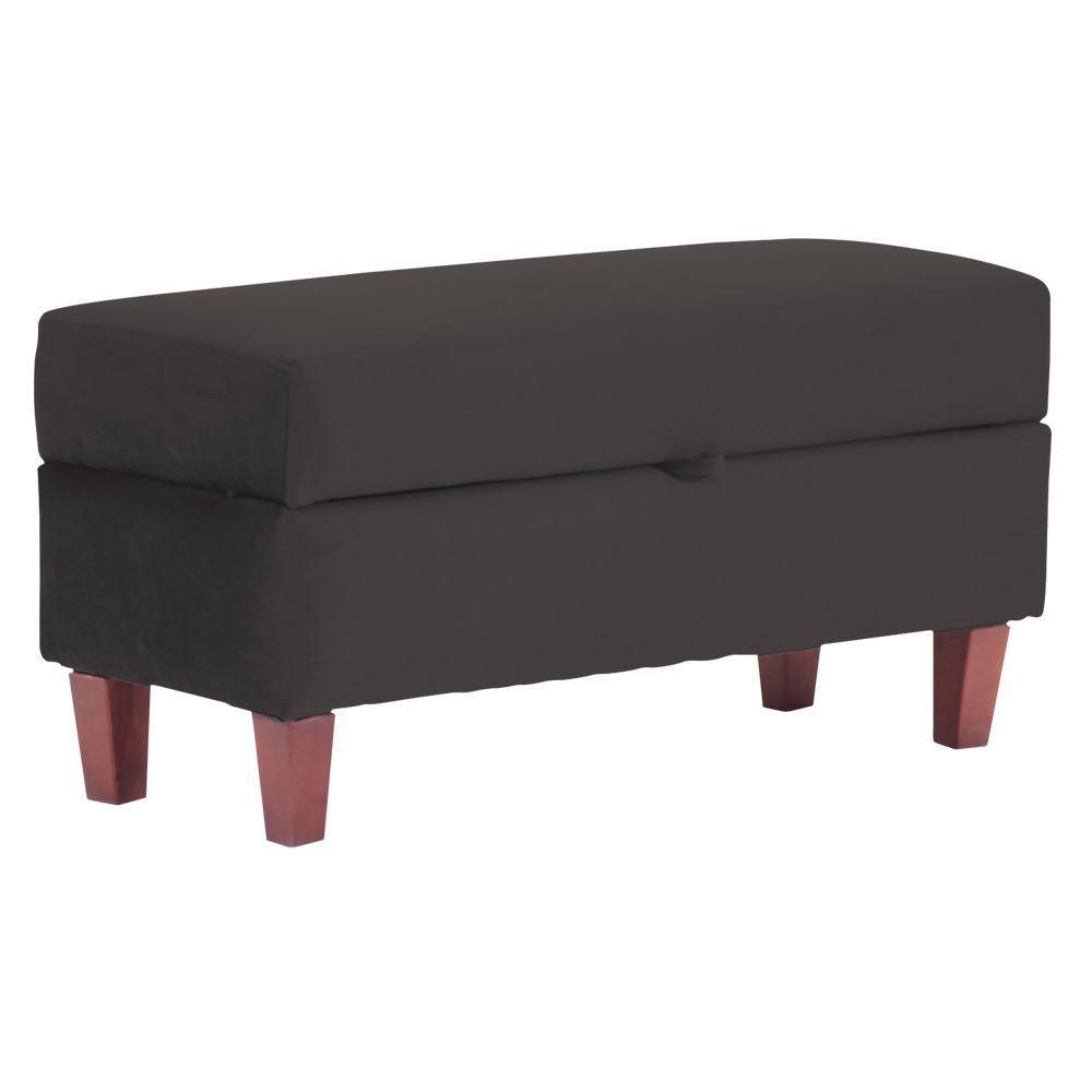 Banqueta Baúl Toltén 90 cm Negra-1