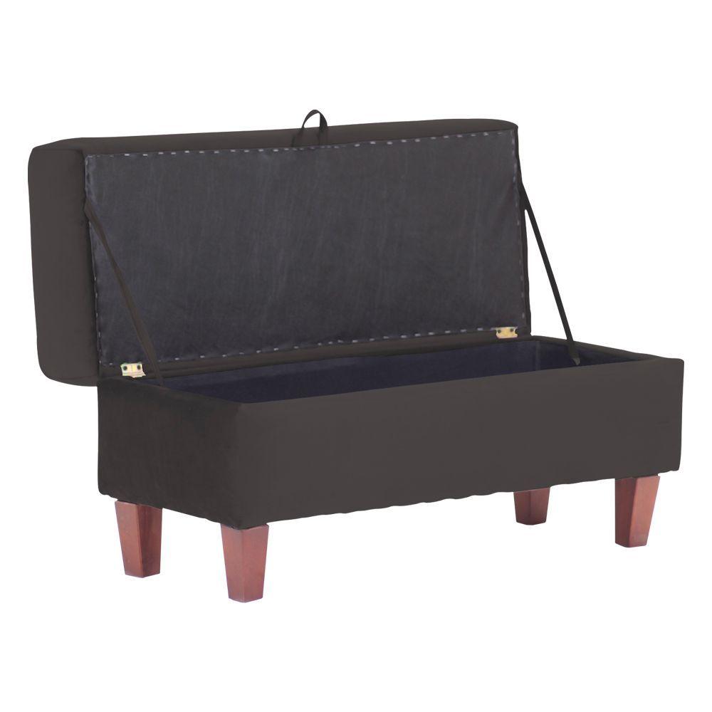 Banqueta Baúl Toltén 90 cm Negra-2