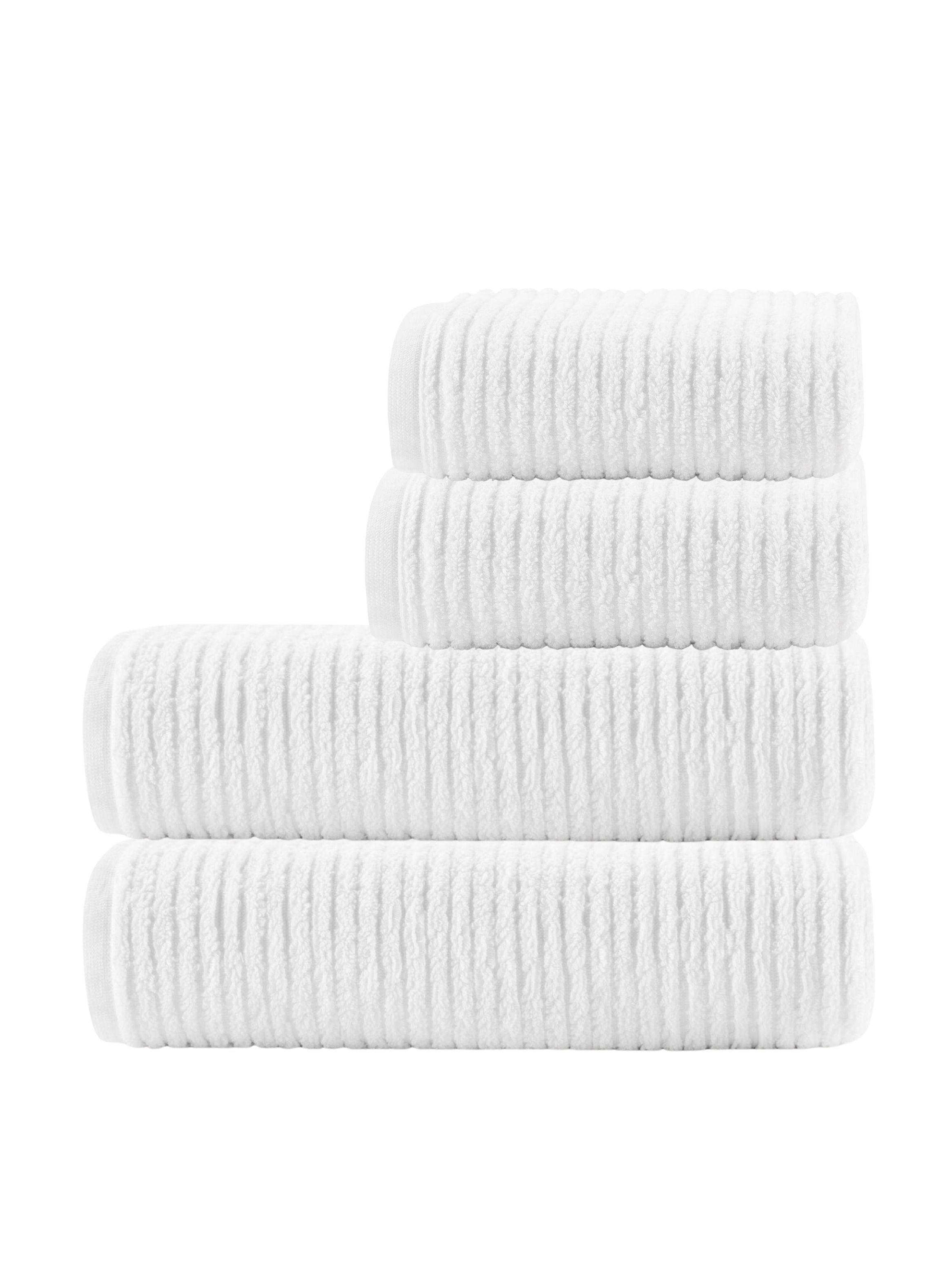 Set Toallas Altenburg Linen 4 Piezas Blanco 500 gr-0