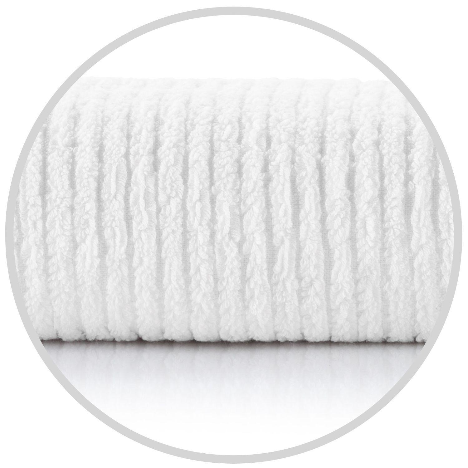 Set Toallas Altenburg Linen 4 Piezas Blanco 500 gr-2