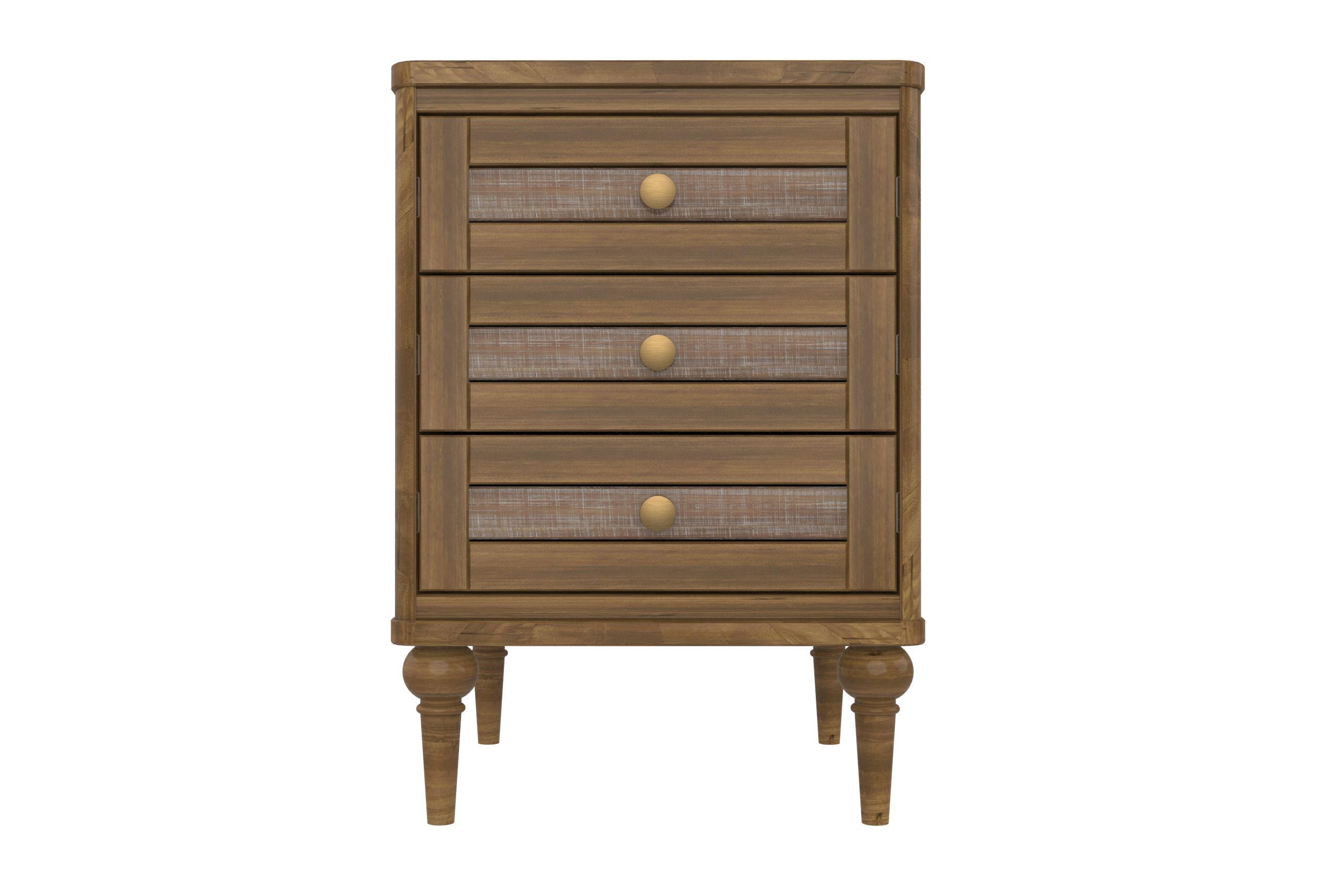 Velador Colonial 3 Cajones-0