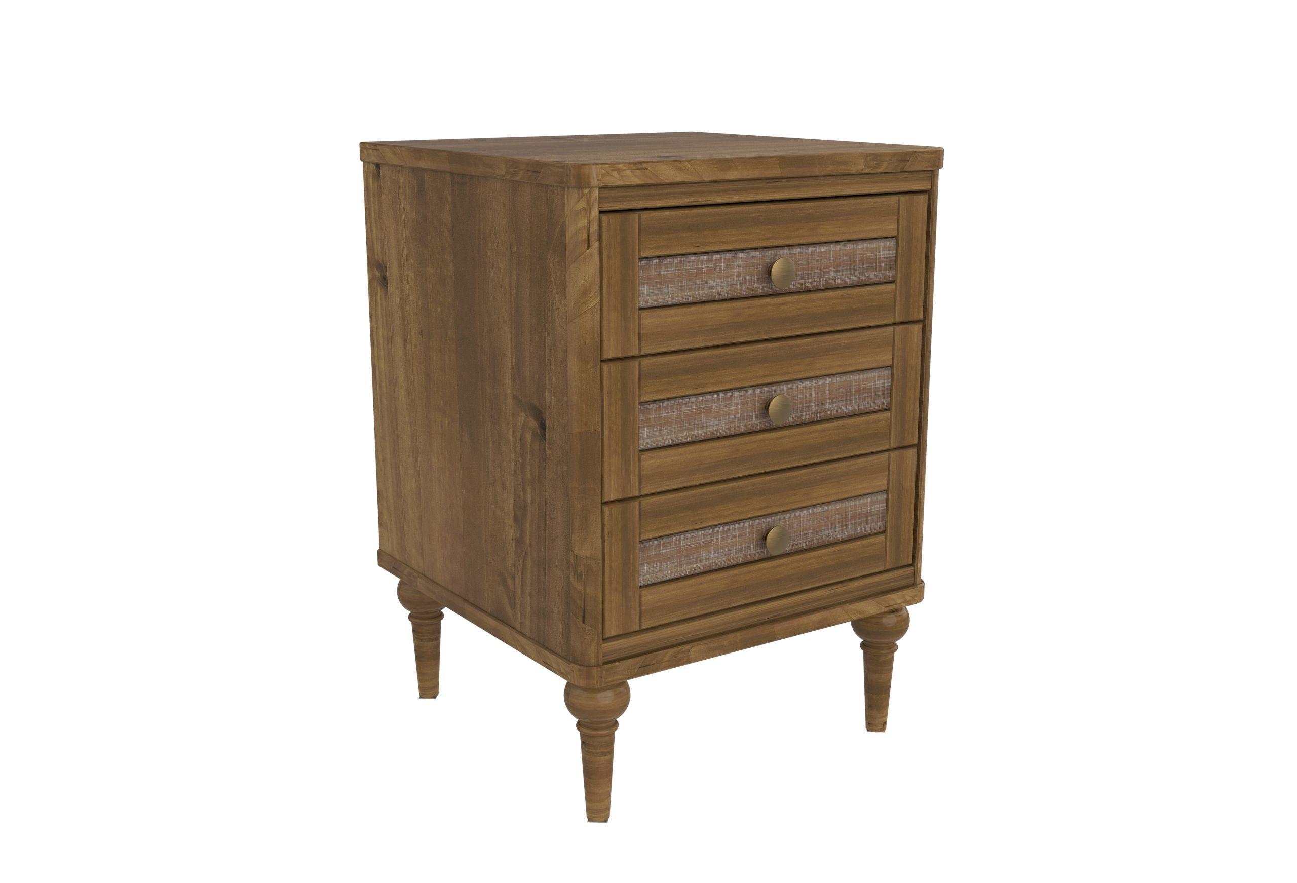 Velador Colonial 3 Cajones-1