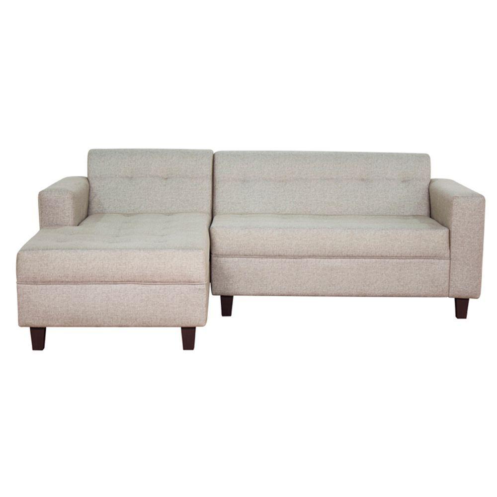 Seccional Bremen 3 Cuerpos Beige Izquierdo -1