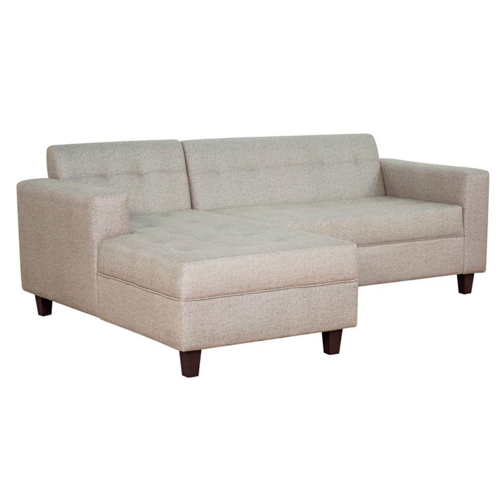 Seccional Bremen 3 Cuerpos Beige Izquierdo -0