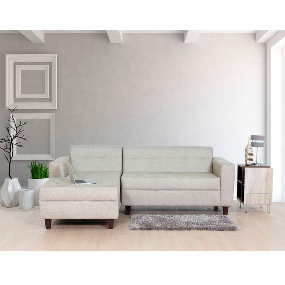 Seccional Bremen 3 Cuerpos Beige Izquierdo -3