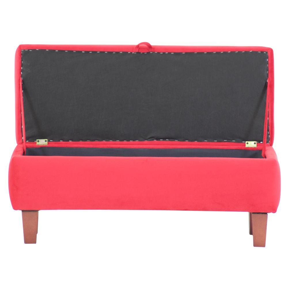 Banqueta Baúl Toltén 90 cm Roja-2