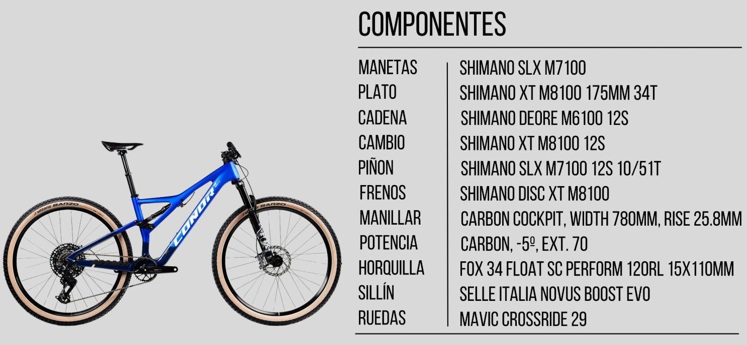 CONOR THUNDER XT 29" 12 VEL BLUE TALLA M-2
