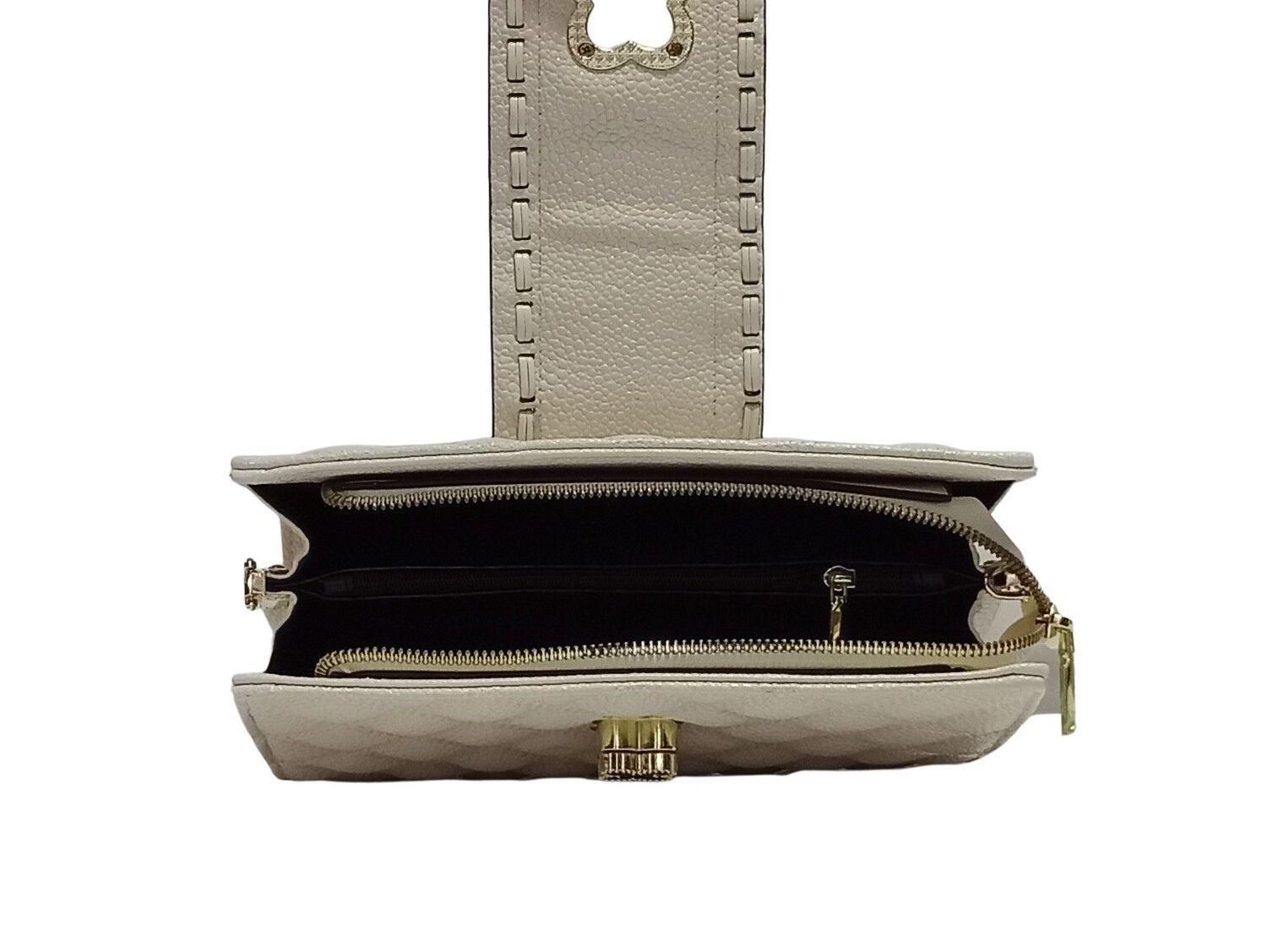 Cartera bandolera correa deportiva blanca-4