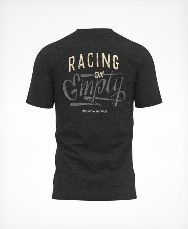 Polera Manga Corta Hombre Racing On Empty T-Shirt Charcoal - Gris oscuro - HUUB-0