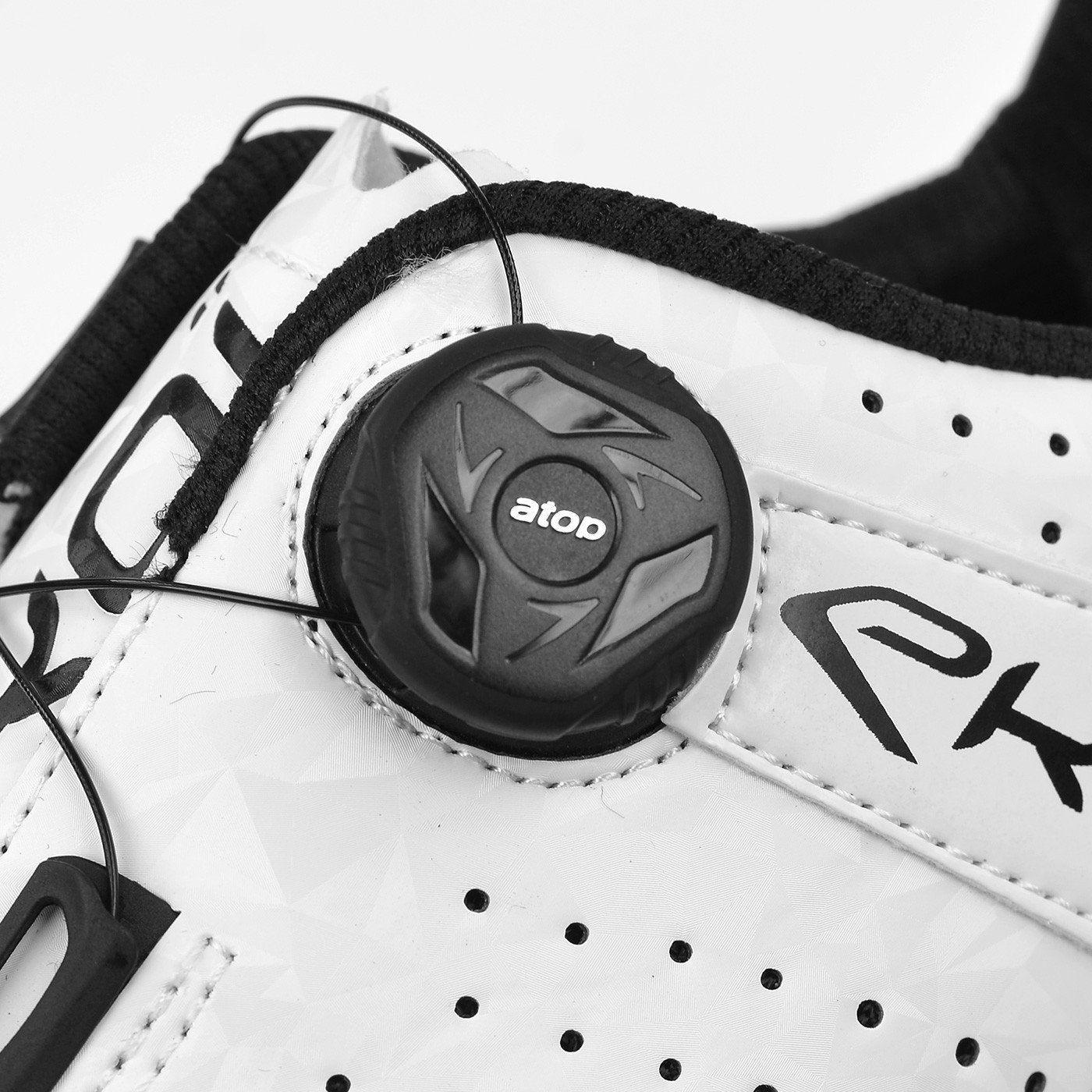 Zapato de Ruta Ciclismo Ekoi STRADA Cristal Evo2 Blanco-6