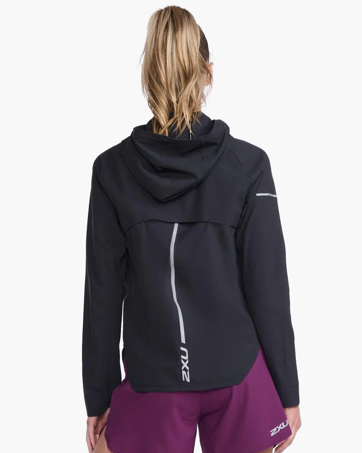Chaqueta Mujer Aero Jacket Black/Silver Reflective - Negro - 2XU-1