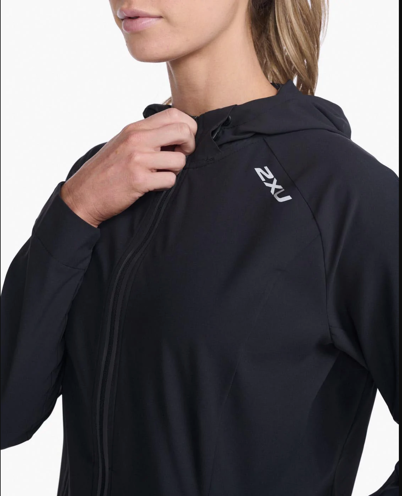 Chaqueta Mujer Aero Jacket Black/Silver Reflective - Negro - 2XU-4