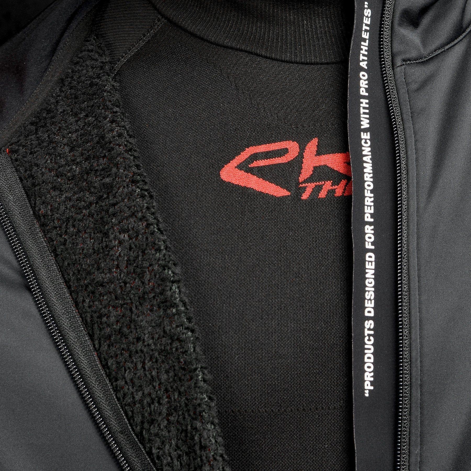 Chaqueta Cortaviento Térmica Polartec hombre - Negro - EKOI-3