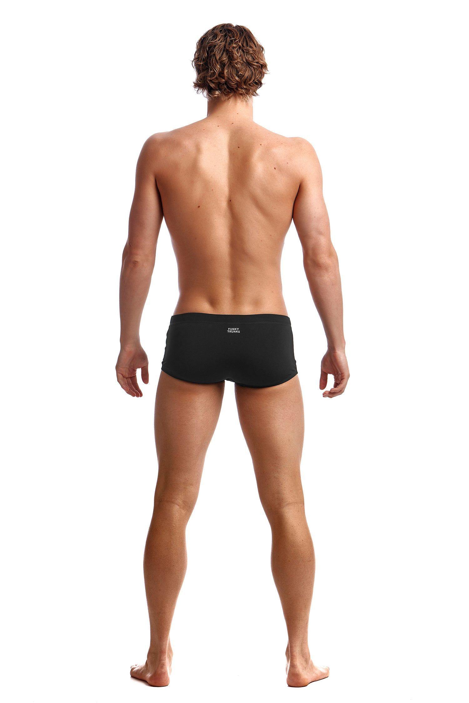 Traje de Baño Hombre Plain Front - Black - Funky Trunks-1