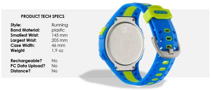 Reloj Deportivo Soleus Contender - BLUE/LIME-3