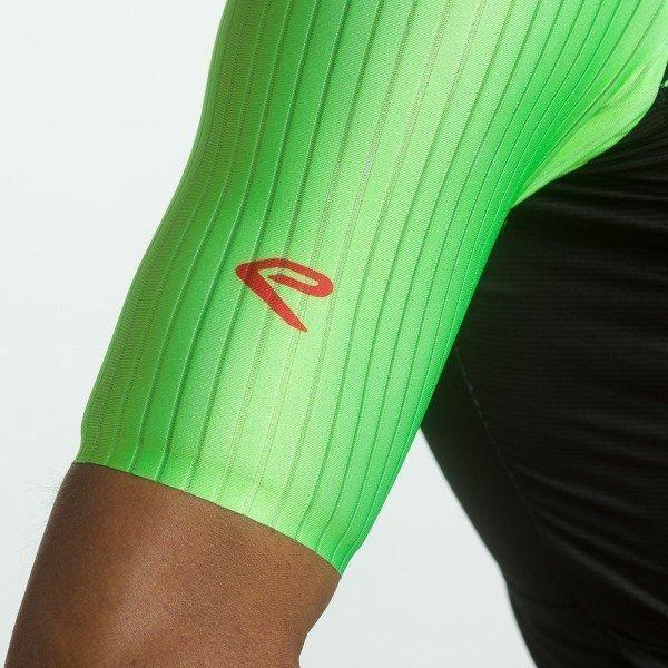 Tricota de Verano Hombre EKOI AERO LINE Negro Vert Fluo-4