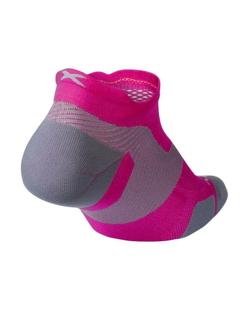 Calcetines Vectr Light Cushion NoShow Sock - Magenta/Light Grey - 2XU-1