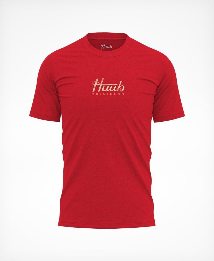 Polera Manga Corta Hombre Racing On Empty T-Shirt Red - Rojo - HUUB-1