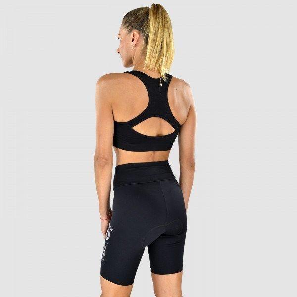 Calza Corta Ciclismo Mujer EKOI Hella Negro-2