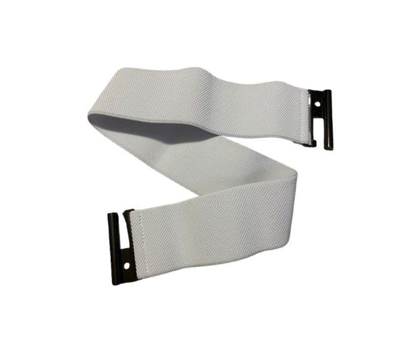 Cinturón mujer elasticado ancho 6 cm diseño trabilla oscura-2