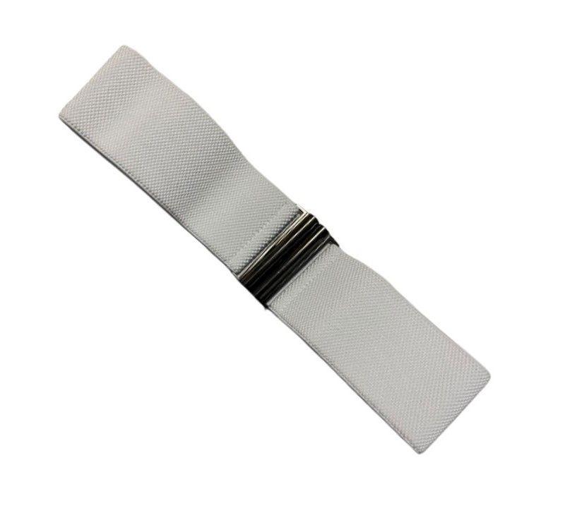 Cinturón mujer elasticado ancho 6 cm diseño trabilla oscura-3