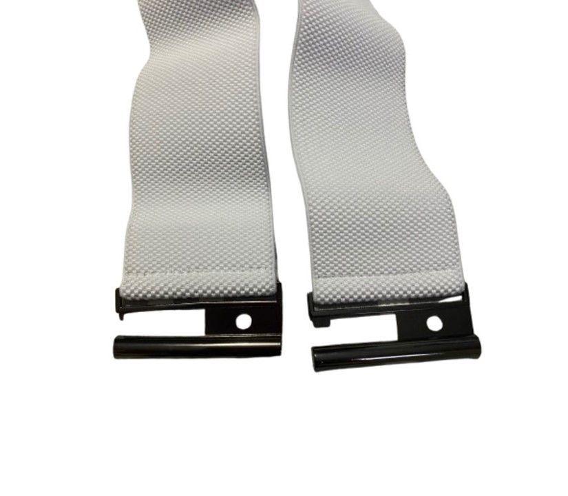 Cinturón mujer elasticado ancho 6 cm diseño trabilla oscura-4