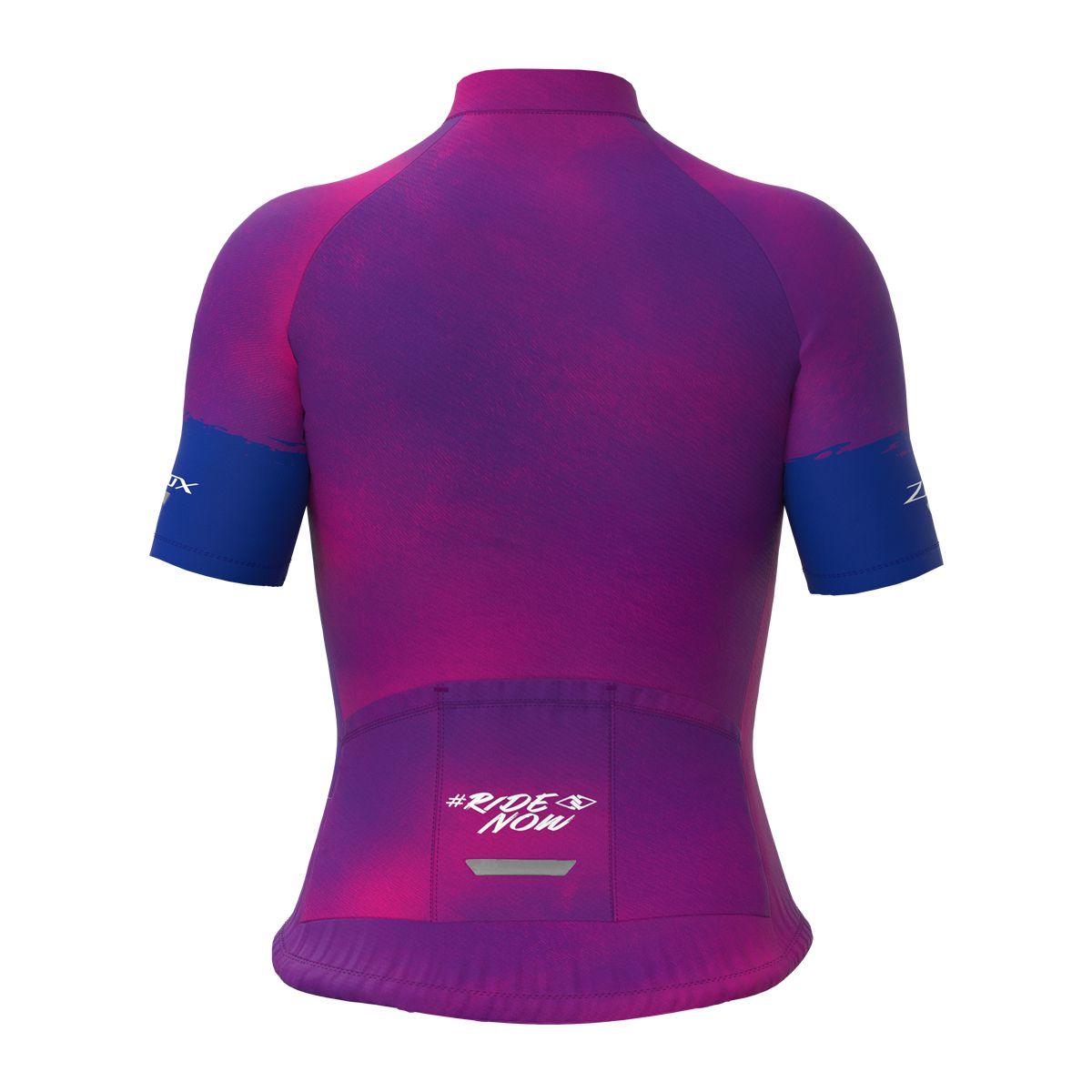 Tricota corta Milan Batik Violeta Ziroox-1