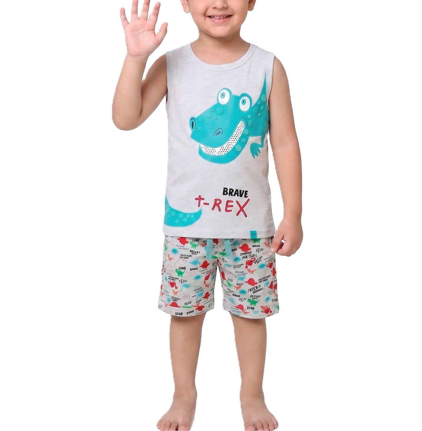 Pijama Cotton Niños Niñas rochester Boys AM-365 Estampado-0