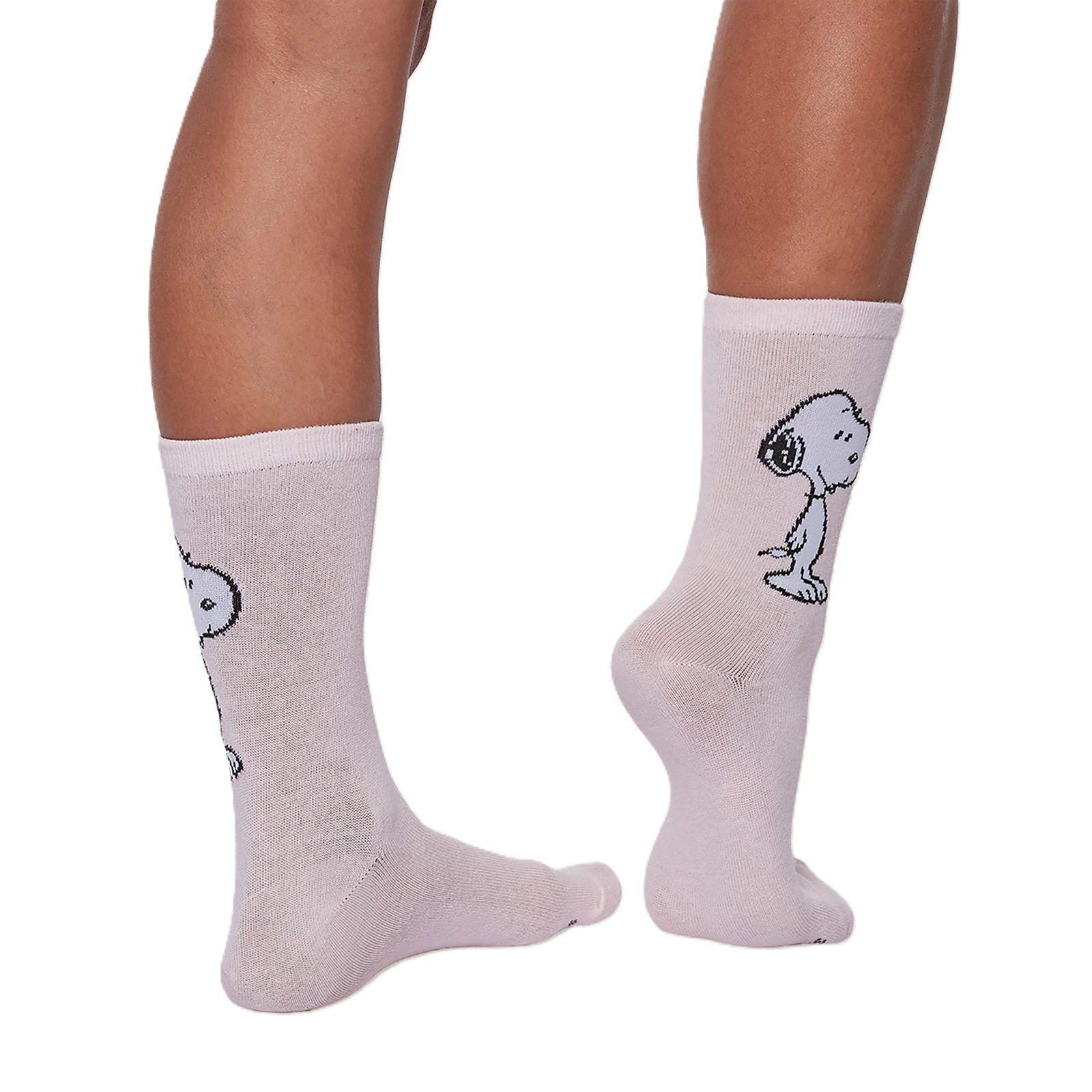 Pack de 2 calcetines mujer lady genny p-713 snoopy-2