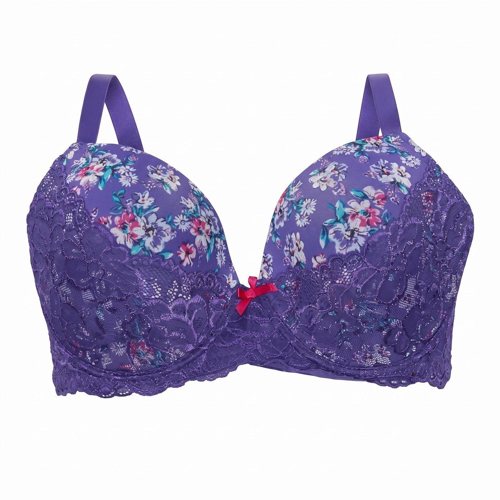 Sostén Microfibra Mujer Lady Genny S-687C Encaje Soft-0
