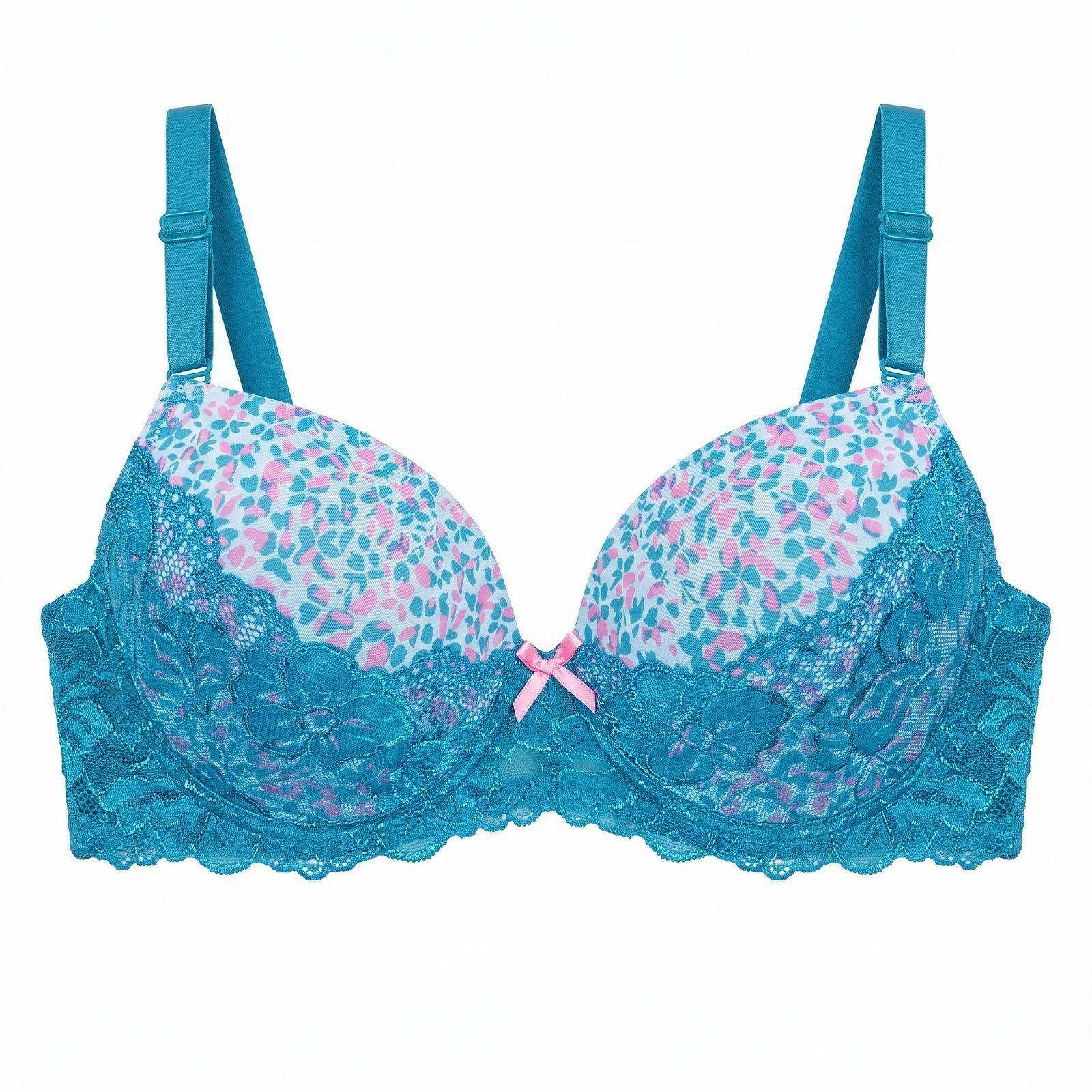 Sostén Microfibra Mujer Lady Genny S-687C Encaje Soft-0