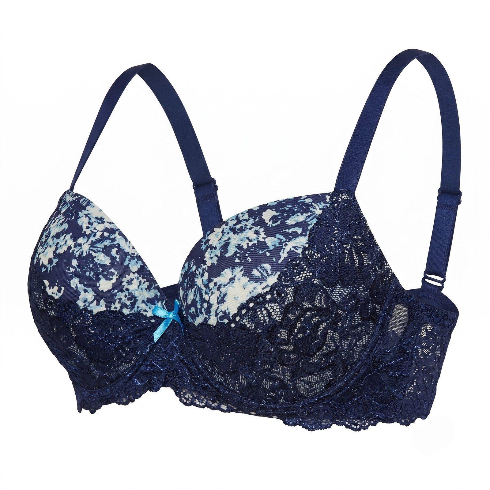Sostén Microfibra Mujer Lady Genny S-687C Encaje Soft-0