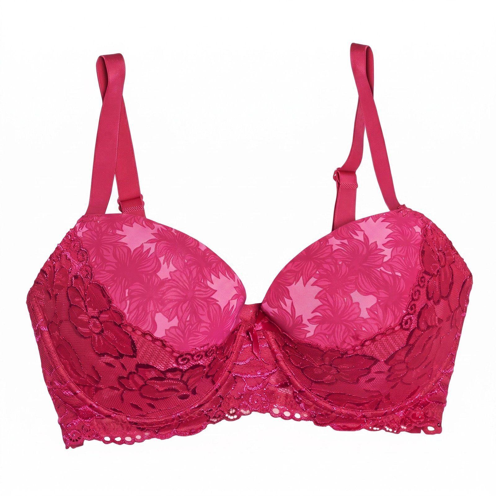 Sostén Microfibra Mujer Lady Genny S-687C Encaje Soft-0