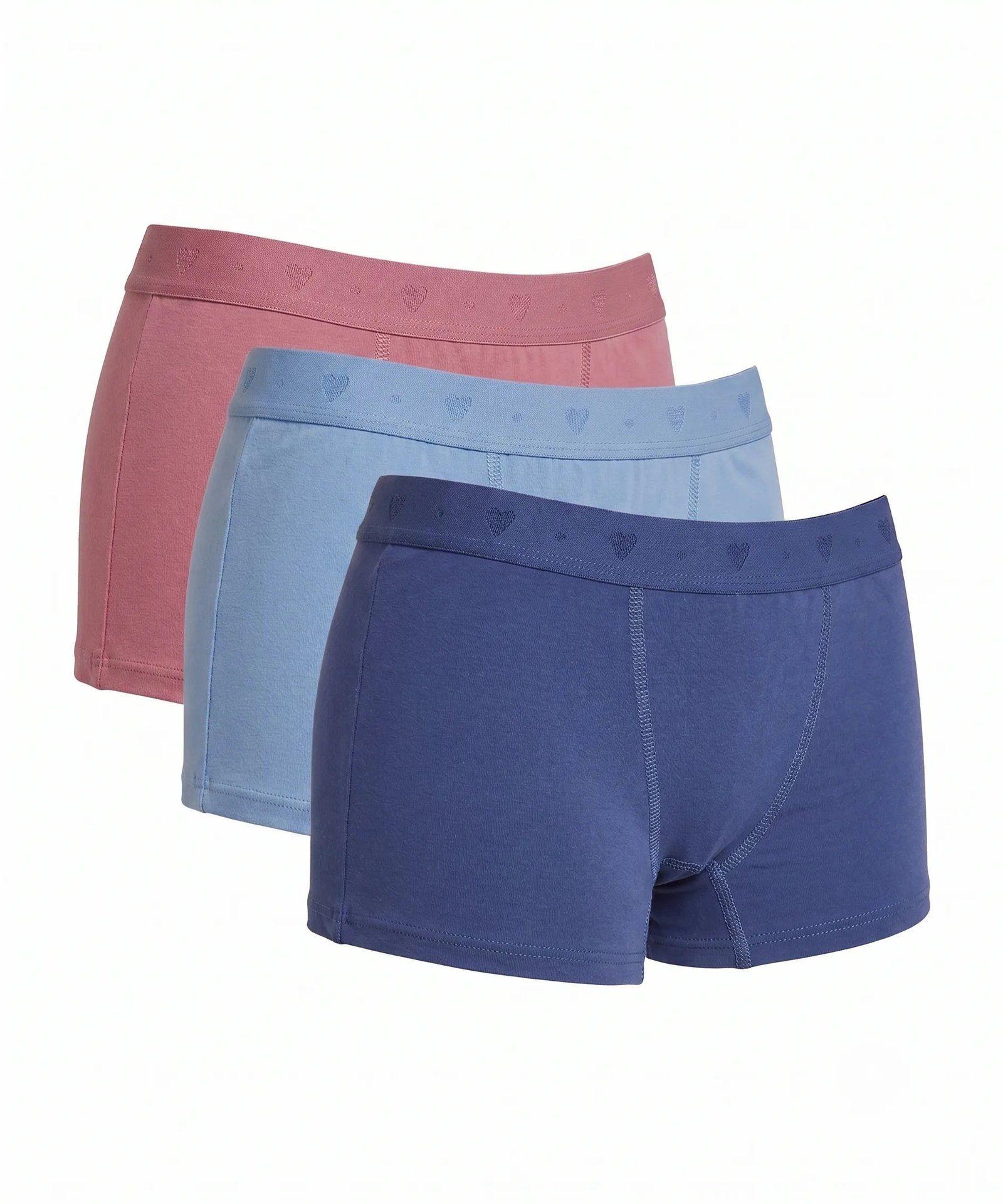 Tripack boxer niña lady genny AC-119 cotton spandex.-1