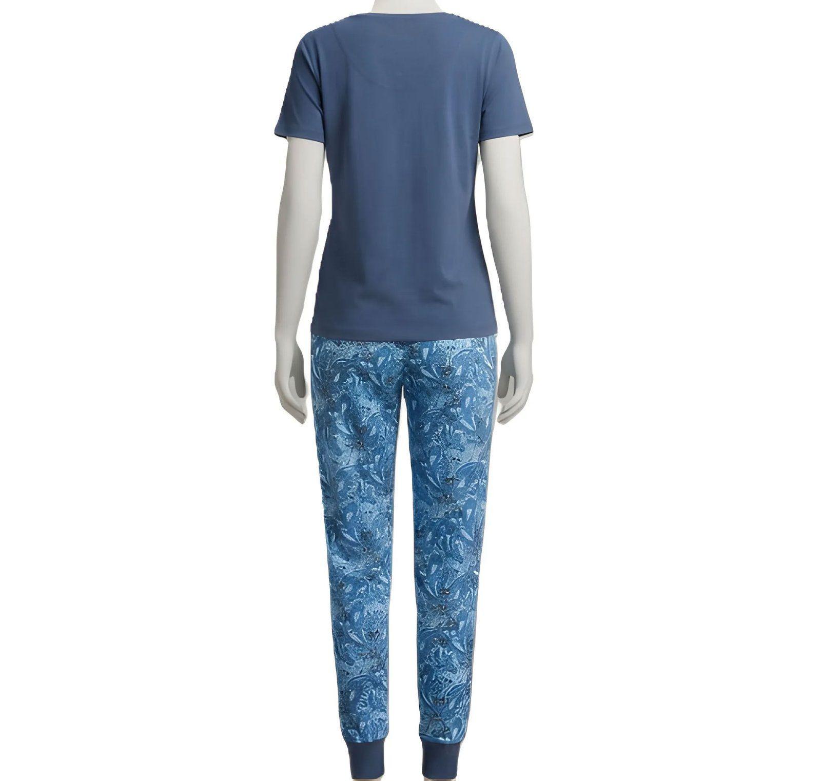 pijama mujer lady genny j-739 cotton estampado-2