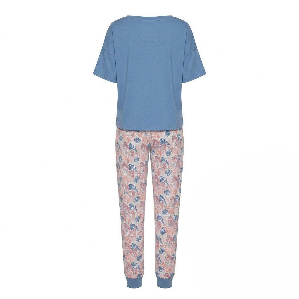Pijama Mujer Lady Genny j-793 2 piezas manga corta-1