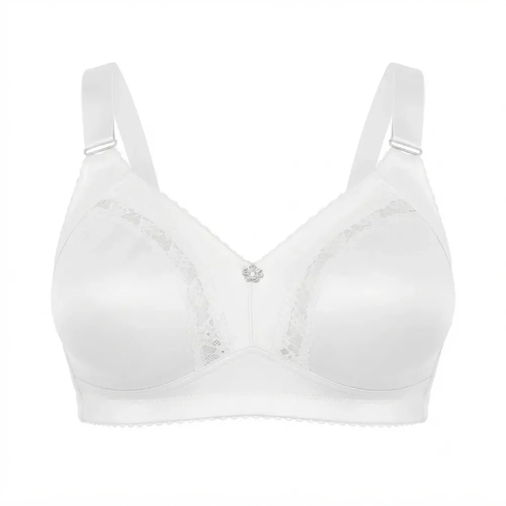 Sostén Sin Arco Mujer Lady Genny S-377D Encaje Cómodo-0