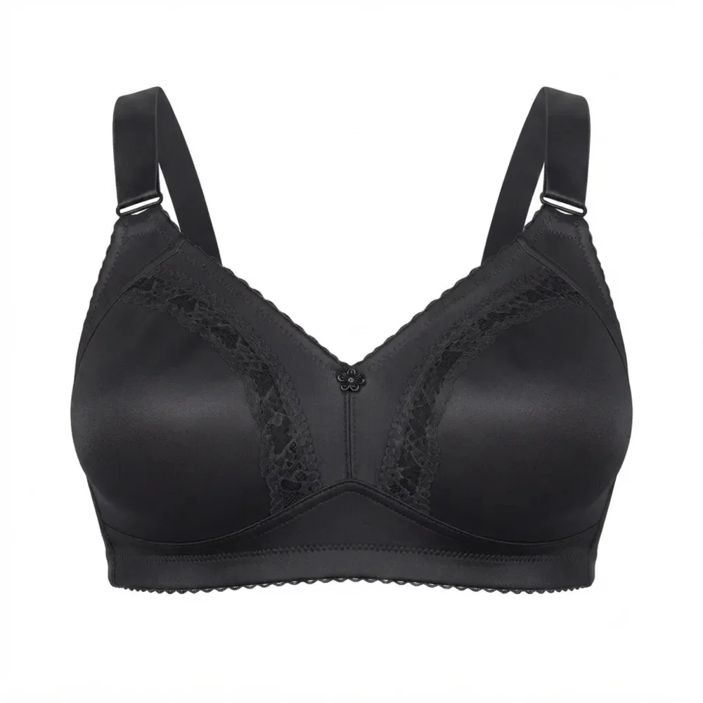 Sostén Sin Arco Mujer Lady Genny S-377D Encaje Cómodo-0