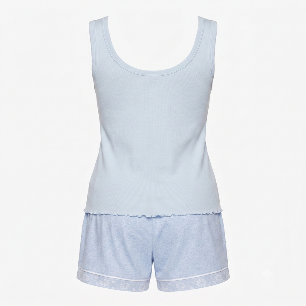 Pijama mujer lady genny j-917 sin mangas-2