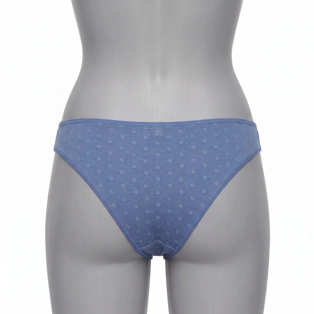 Tanga Mujer Lady Genny C-667 Azul Talla L-2